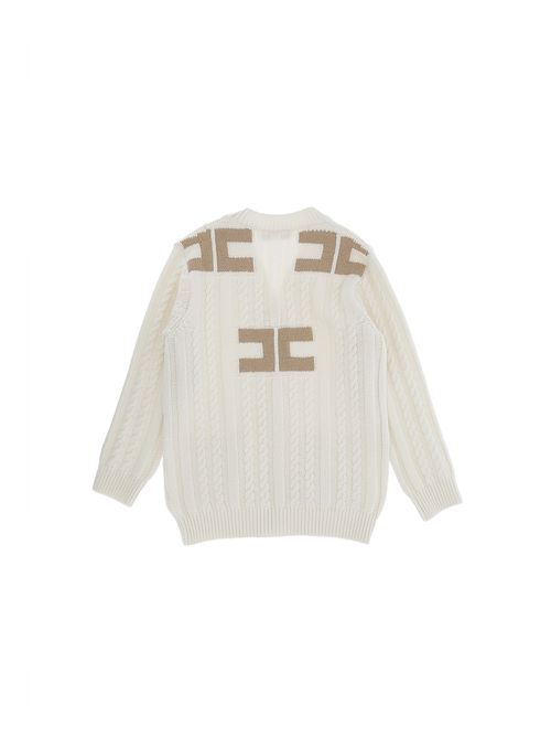 Cardigan, bambina, logato. ELISABETTA FRANCHI | EFMA172 C FL230D747